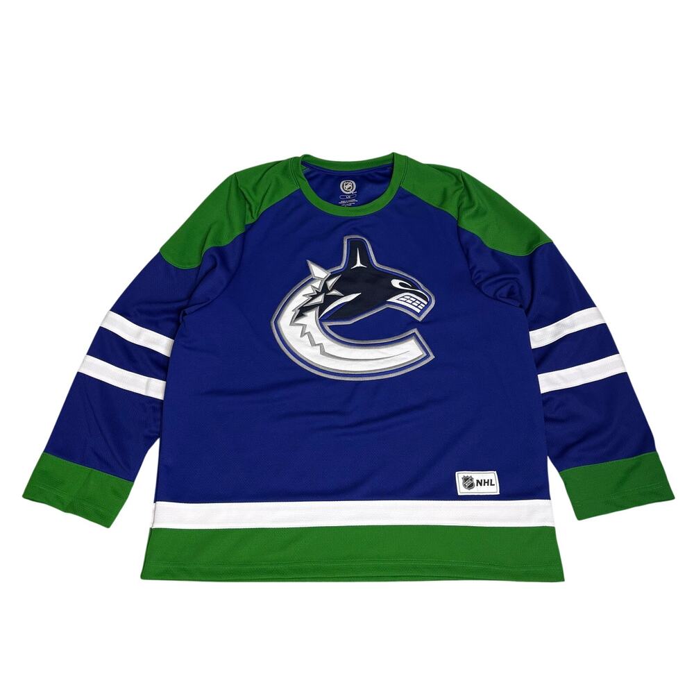 Vancouver Canucks NHL Blue Hockey Jersey L/XL